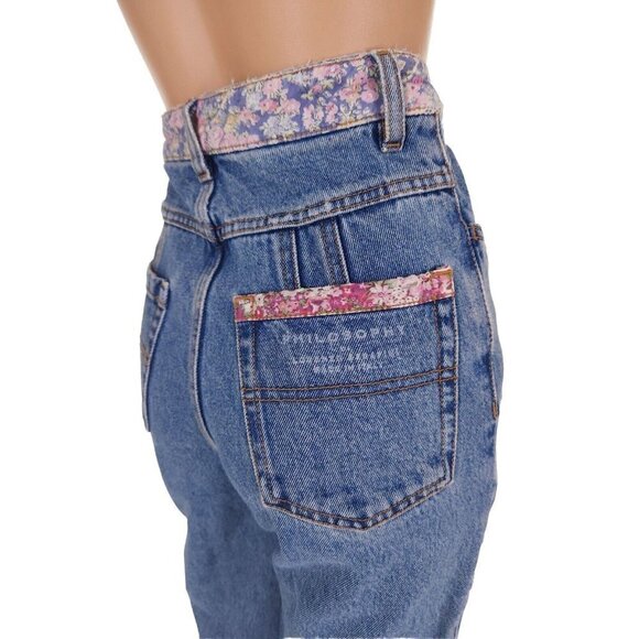 Philosophy Di Lorenzo Serafini Wildflower High-Waisted Jeans US 0 IT 36 - Picture 9 of 11